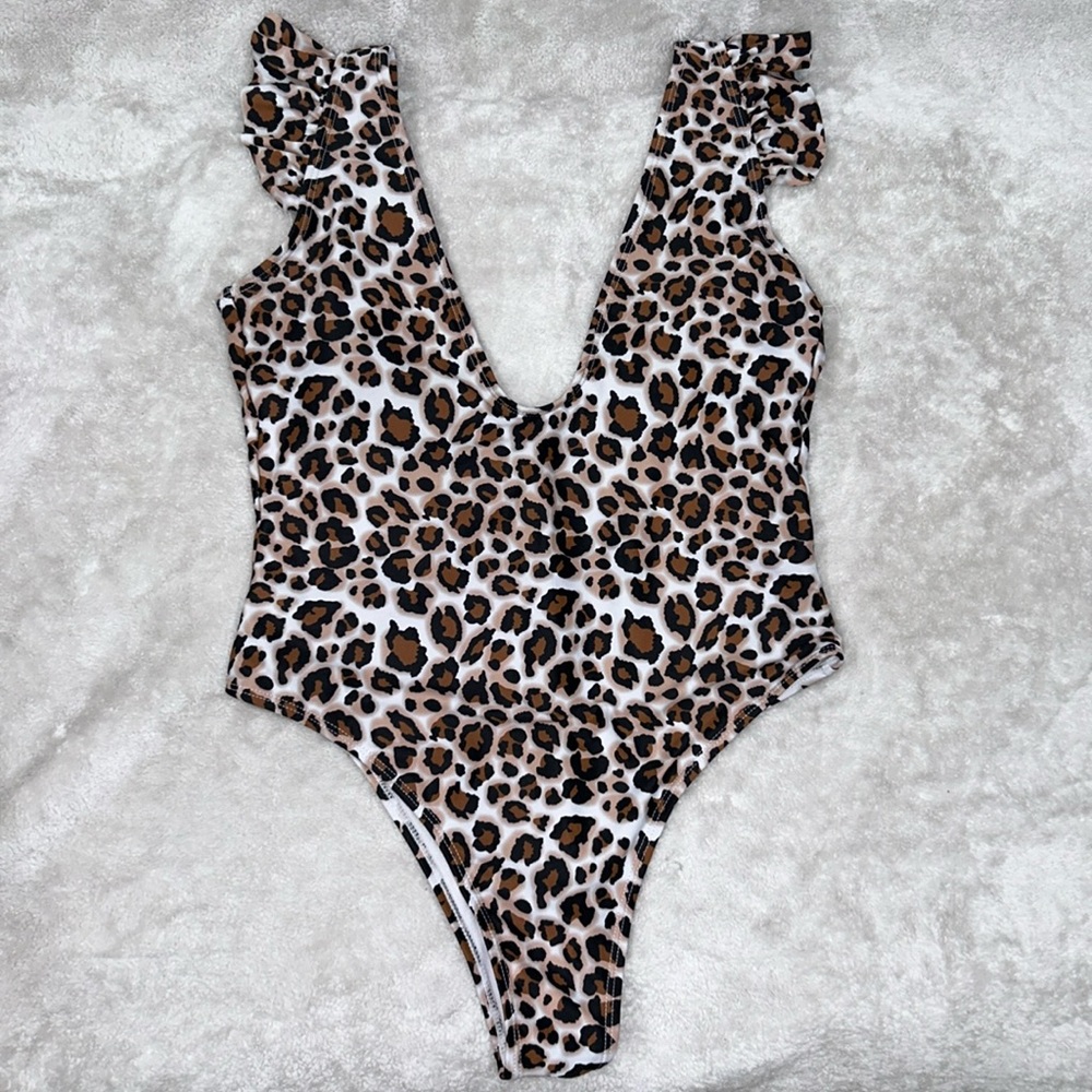 Zaful Cheetah Swimsuit
